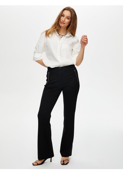 Flare Fit Örme Pantolon S25PNT040