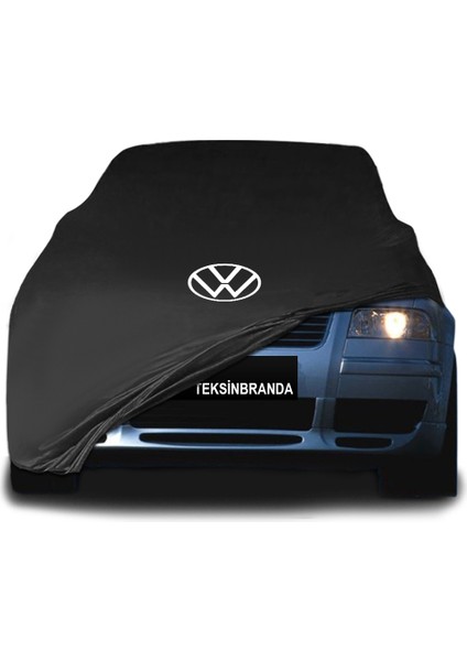 Volkswagen Passat B5.5 (2000 - 2005) Siyah Kumaş Araba Branda Logolu Kumaş Araba Brandası Penye Oto Branda