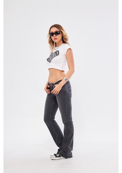 Kadin Straight Comfort Koyu Antrasit Fit Jean fiyatları