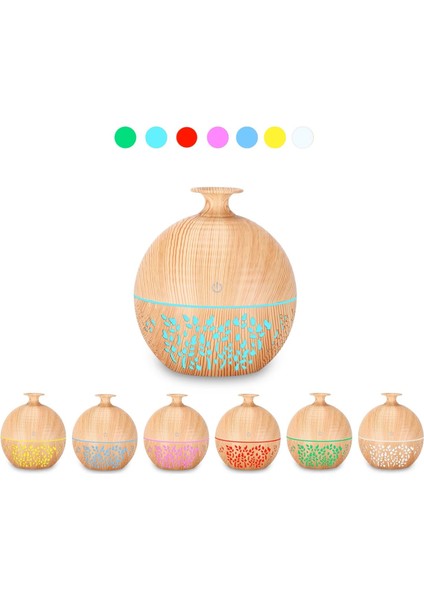 Shoamı Sh-N1 Rgb Işıklı Aroma Hediyeli Hava Nemlendirici Buhar Makinası 150 ml