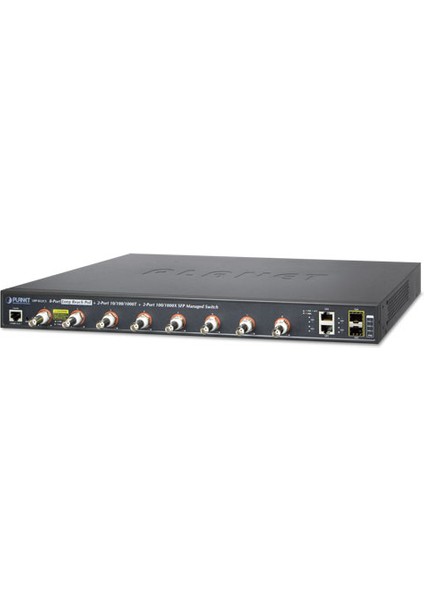 PL-LRP-822CS 8 Port Coax 2 Port 1000T 2 Port Sfp Poe Coaxial Switch
