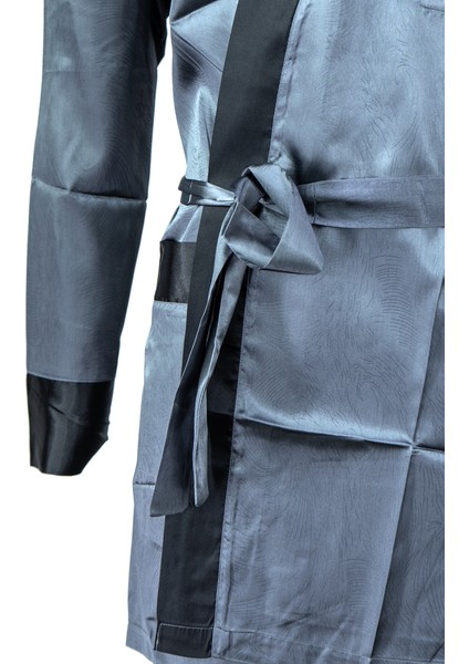 Erkek Şık Klasik Model Röpteşambır Premium Poplin Kumaş Lecco Model Cepli Rob Beli Kuşaklı fırsatları