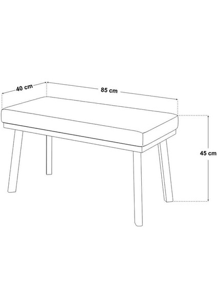 Src Serisi Mutfak, Balkon Köşe Takımı, 70 x 110 cm Beyaz Masalı - Antrasit