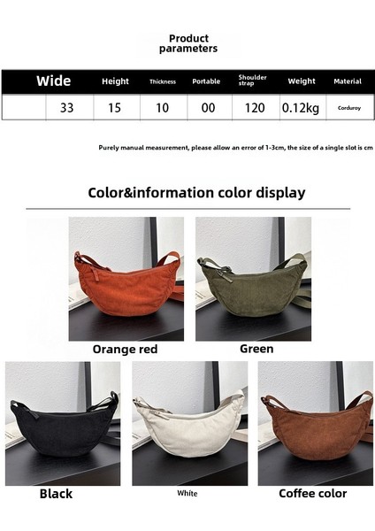 Unisex Çapraz Omuz Çantası (Yurt Dışından)