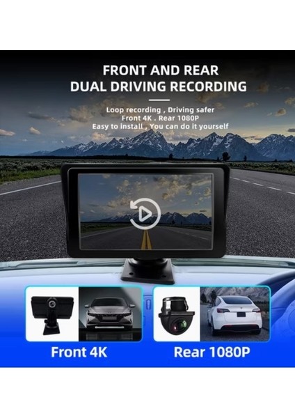 Premium MB-260 7 Inç 4K Carplay ve Android Uyumlu Yeni Nesil Ön - Arka Kamera fiyatları