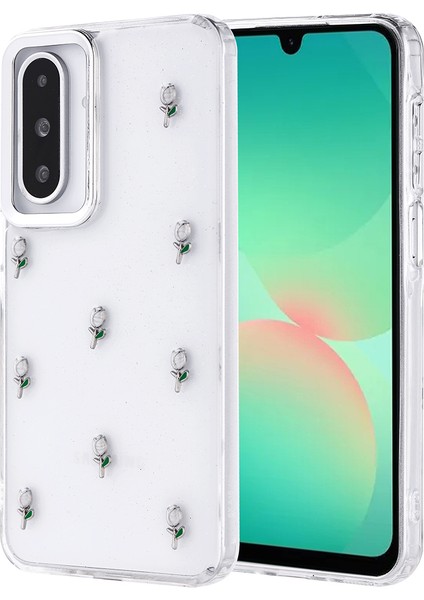 Samsung Galaxy A26 Kılıf Kutup Figürlü Lale