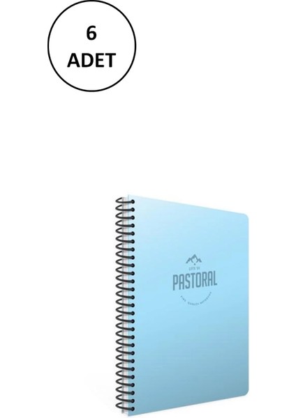 Gıpta Pastoral Sp.pp.kapak Defter A4 120 Yp Çizgili 3-3247000-2011 ( 6 Adet )