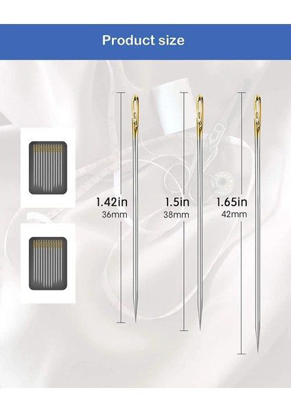 D Tarzı Adet Kör Iğne Yaşlı Iğne Tarafı Delik El Ev Dikiş Paslanmaz Çelik Dikiş Gereksiz Diş Açma Elbise Dikiş (Yurt Dışından) fırsatları