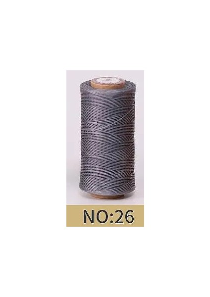 No.26 Tarzı D Hq Kalınlığı Mumlu Iplik Deri Mumlu Kordon Diy El Sanatları Aracı El Dikiş Ipliği Düz Mumlu Dikiş Hattı (Yurt Dışından)