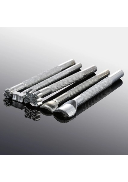 Z-A104 Stili 20 Stilleri Metal Deri Çalışma Eyer Yapma Araçları Oyma Deri El Sanatları Pullar Deri Damgalama Katı Dıy Printinting Damgalama (Yurt Dışından) indirimleri