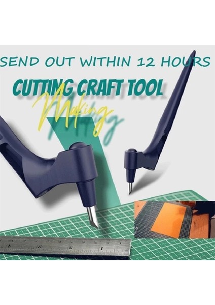 No.13 Tarzı Dıy Zanaat Kesme Aleti Dönen Bıçak Kağıt Kesici Bıçakları Değiştirin Zanaat Kesme Bıçağı Oyma Gravür Kesici Aracı (Yurt Dışından) indirimleri