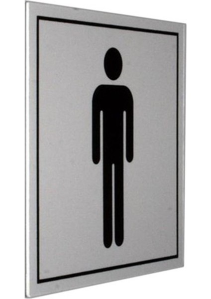 10X10 cm Sembol Bay Wc Pvc Tabela (İZ-552050)