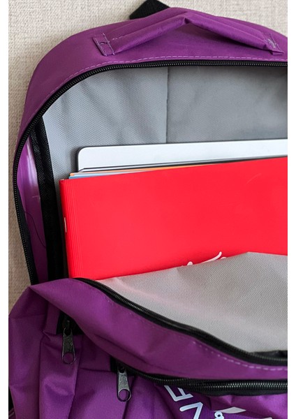 Nemo Bags Mor Sırt Çantası Büyük Boy Okul Spor Çantası, 16,9 Inç, 45X30X15CM 24 Lt modelleri