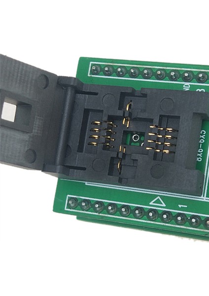Qfn8 Dfn8 Wson8 Programlama Soketi Pin Aralığı 1.27MM Ic Gövde Boyutu 6x8 mm Kapaklı Test Soketi Zıf Adaptörü Kelivn Soket (Yurt Dışından)