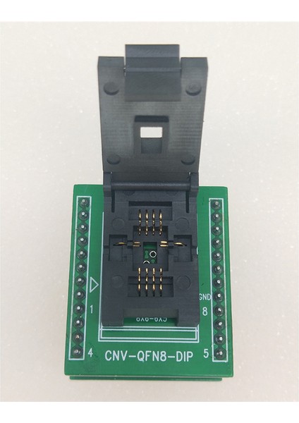 Qfn8 Dfn8 Wson8 Programlama Soketi Pin Aralığı 1.27MM Ic Gövde Boyutu 6x8 mm Kapaklı Test Soketi Zıf Adaptörü Kelivn Soket (Yurt Dışından)