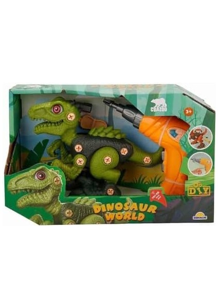 Dinozor Assembly Hareketli Büyük Sesli Işıklı