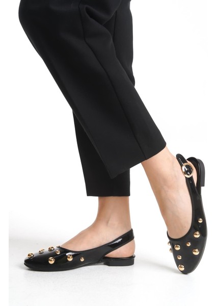 Inferno Siyah Rugan Extra Yumuşak Troklu Kadın Babet modelleri