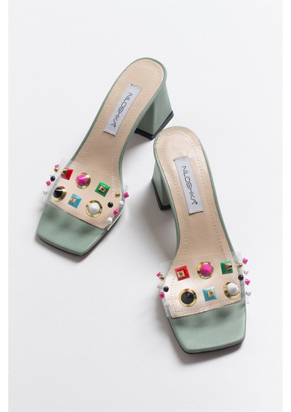 Sıdney Mint Transparent Slipper