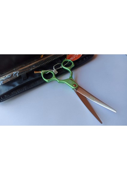 Pet Bakım Makas 6 Inç Kavisli Köpek Bakım Makası, 440C Çelik Ultra Hafif Uçak Alüminyum Saplı Profesyonel Köpek Bakım Makası (Yeşil Kavisli) Fenice FEMD-60C 440C indirimleri