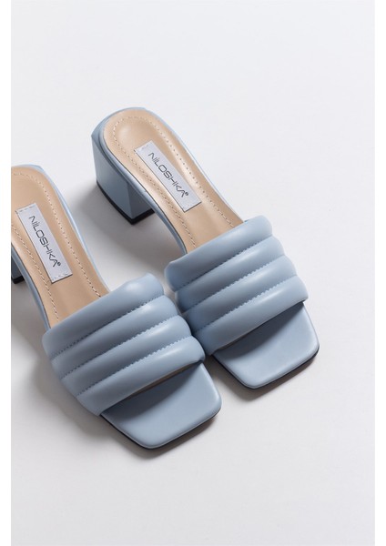 Marcıe Baby Blue Puffy Slipper fırsatları