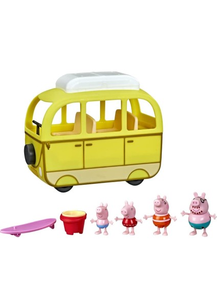Pig Peppa's Adventures Peppa's Beach Mobile, Tekerlekli Araç, Okul Öncesi Oyuncak: 10 Adet, 3 Yaş ve Üzeri