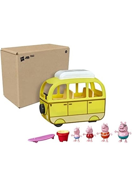Pig Peppa's Adventures Peppa's Beach Mobile, Tekerlekli Araç, Okul Öncesi Oyuncak: 10 Adet, 3 Yaş ve Üzeri