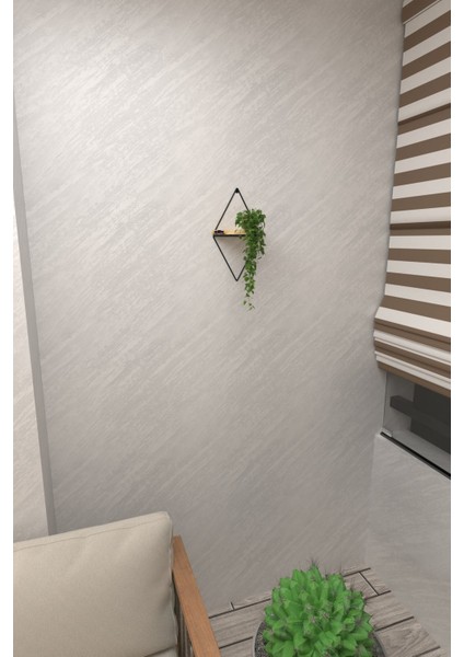 Tekli Lüks Dekoratif Duvar Rafı Doğal Masif Ahşap Balkon Rafı Tanzim Çiçeklik Saksılık