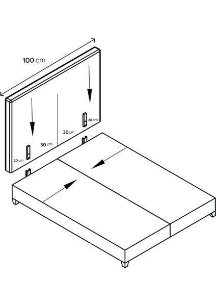 Retro Dekoratif Baza Başlığı 90 cm modelleri