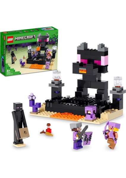 Minecraft® End Arenası 21242-8 Yaş ve Üzeri Çocuklar Için Ender Ejderhalı Oyuncak Yapım Seti (252 Parça)