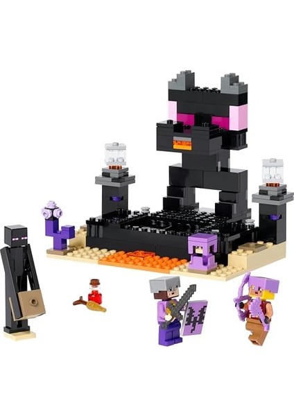 Minecraft® End Arenası 21242-8 Yaş ve Üzeri Çocuklar Için Ender Ejderhalı Oyuncak Yapım Seti (252 Parça)