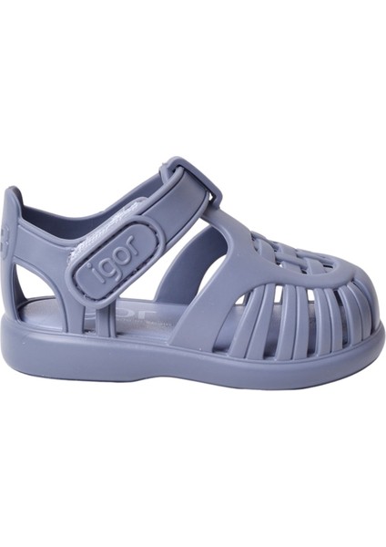 S10271-047 Tobby Solıd Blue Çocuk Sandalet