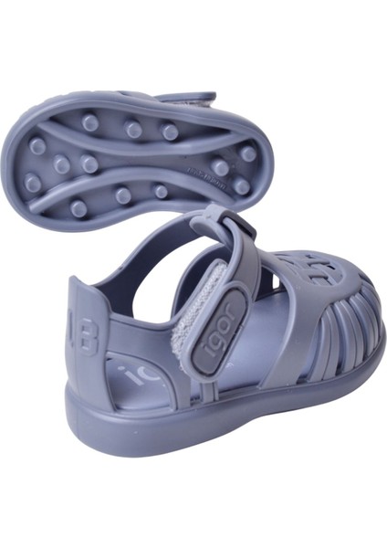 S10271-047 Tobby Solıd Blue Çocuk Sandalet