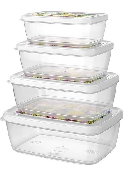 Aria Saklama Kabı 4’lü Set (Toplam Adet 48) modelleri