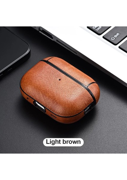 Açık Kahve Deri Airpods 3 Kılıfı