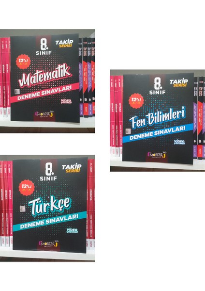 Mobese Yayınları 8.sınıf Türkçe-Matematik-Fen Bilimleri Deneme Sınavları modelleri