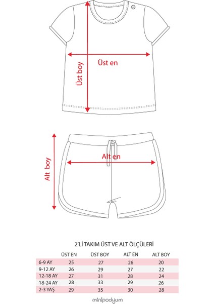 Nakışlı T-Shirt Şortlu Erkek Bebek Yazlık Ikili Takım fiyatları