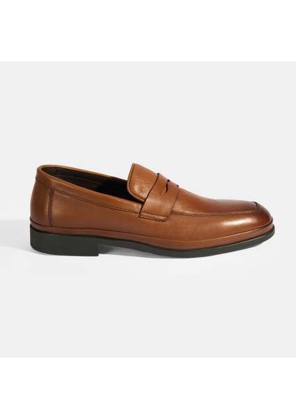 Jamella Taba Erkek Aerocomfort Deri Loafer