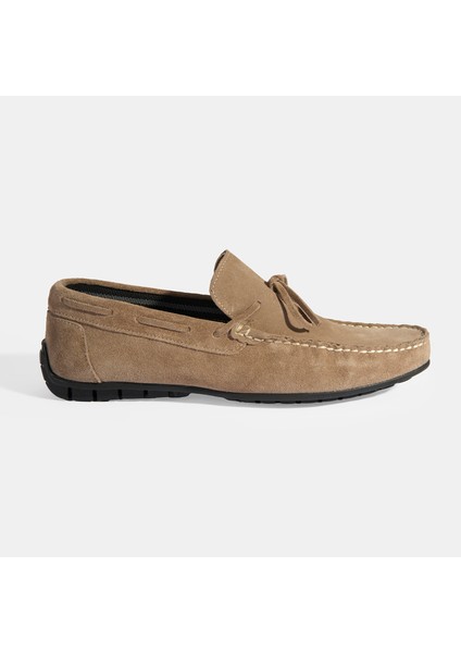 Calandra Kum Erkek Bağcık Detaylı Slip-On Süet Loafer