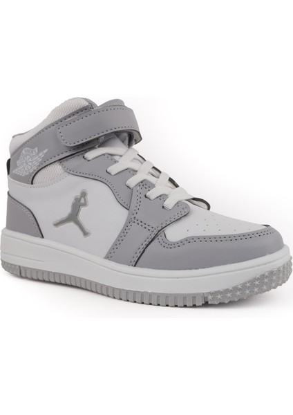 Garantili Çocuk Uzun Sneaker Spor Ayakkabı Ortopedik 26-27-28-29-30-31-32-33-34-35 Numara Buz Renk modelleri