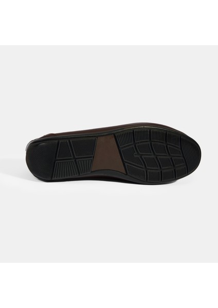 Jovian Kahve Erkek Deri Slip-On Loafer