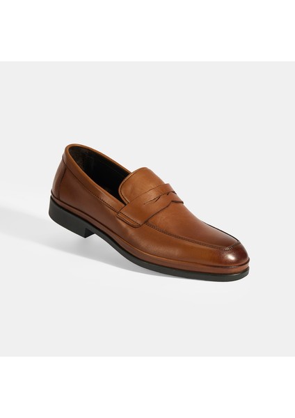 Jamella Taba Erkek Aerocomfort Deri Loafer