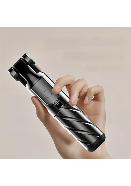 Mini Selfie Çubuğu Tripod Telefon Standı Kablosuz Bluetooth Kumanda Dayanıklı Tripod ve Monopod