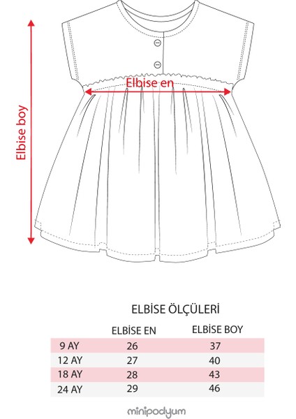 Düğmeli Kız Bebek Müslin Yazlık Elbise fiyatları