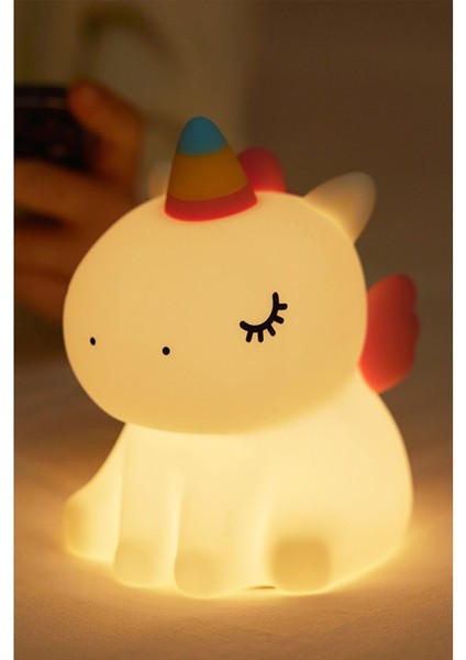 A007 Dekoratif Gece Lambası Bebek Unicorn