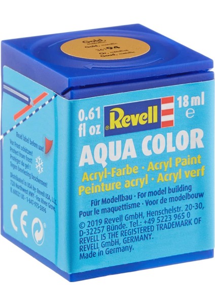 - Su Bazlı Maket Boyası Altın Metalik 18 ml (36194)