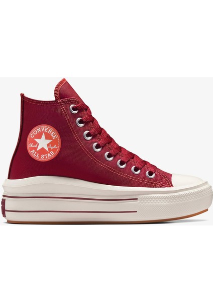 Chuck Taylor All Star Move Kadın Kırmızı Sneaker