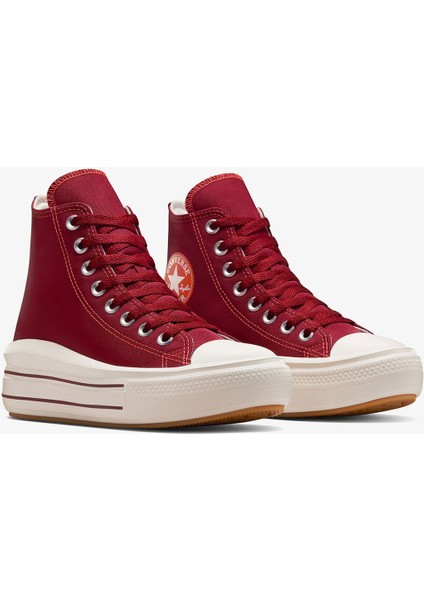 Chuck Taylor All Star Move Kadın Kırmızı Sneaker modelleri