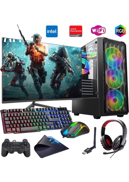 I7 13700F 16GB Ddr4 1tb M2 8gb RX580 27" 165Hz Monitörlü Oyun Bilgisayarı (Gaming Set)