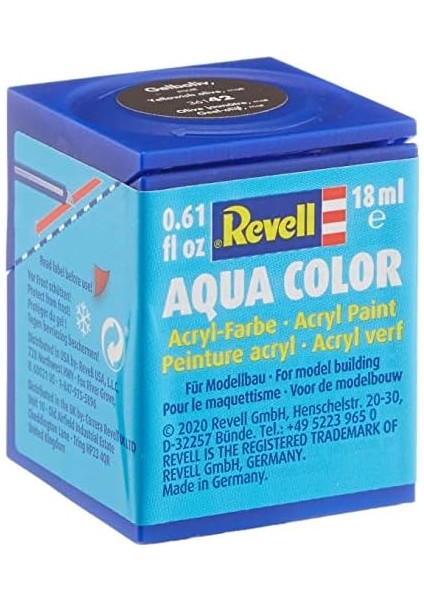- Su Bazlı Maket Boyası Zeytin Sarısı Mat 18 ml (36142)