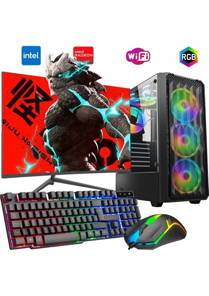 I7 13700F 16GB Ddr4 1tb M2 8gb RX580 27" 165Hz Monitörlü Oyun Bilgisayarı